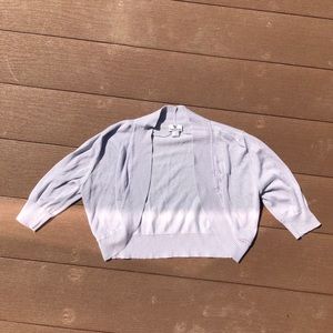 Short sleeve cropped cardigan